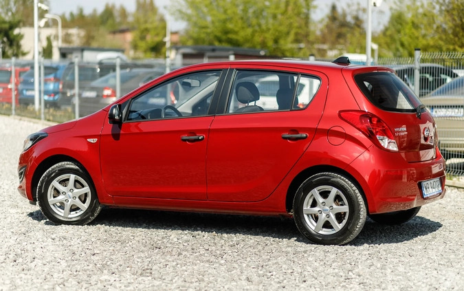 Hyundai i20 cena 25900 przebieg: 141000, rok produkcji 2013 z Radom małe 742